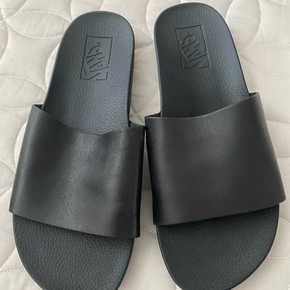 Vans Classic Black Slide Sandals ladies size 6